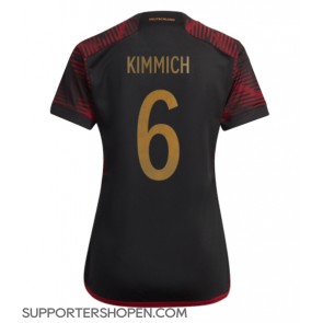 Tyskland Joshua Kimmich #6 Borta Matchtröja Dam VM 2022 Kortärmad